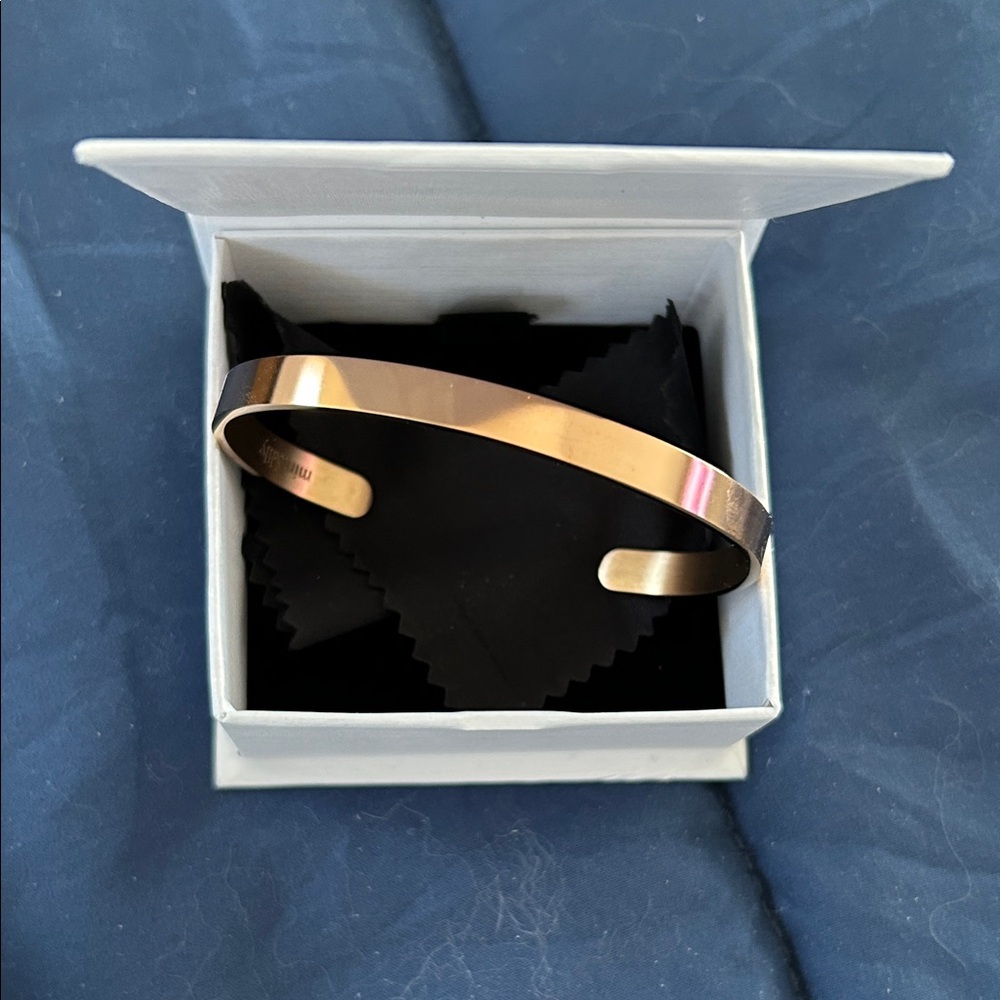 Mint & Lily Rose Gold-Tone Cuff Bracelet